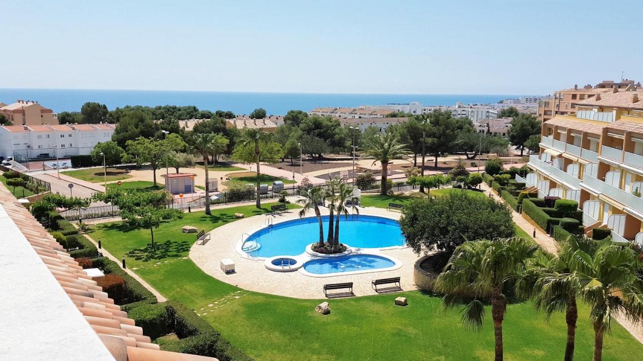 Atico Con Vistas Al Mar , Wifi Y Piscina - Sierra Irta Albert Villas Alcossebre Extérieur photo