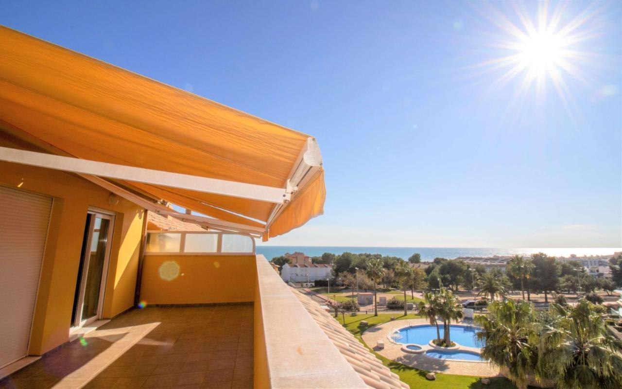 Atico Con Vistas Al Mar , Wifi Y Piscina - Sierra Irta Albert Villas Alcossebre Extérieur photo